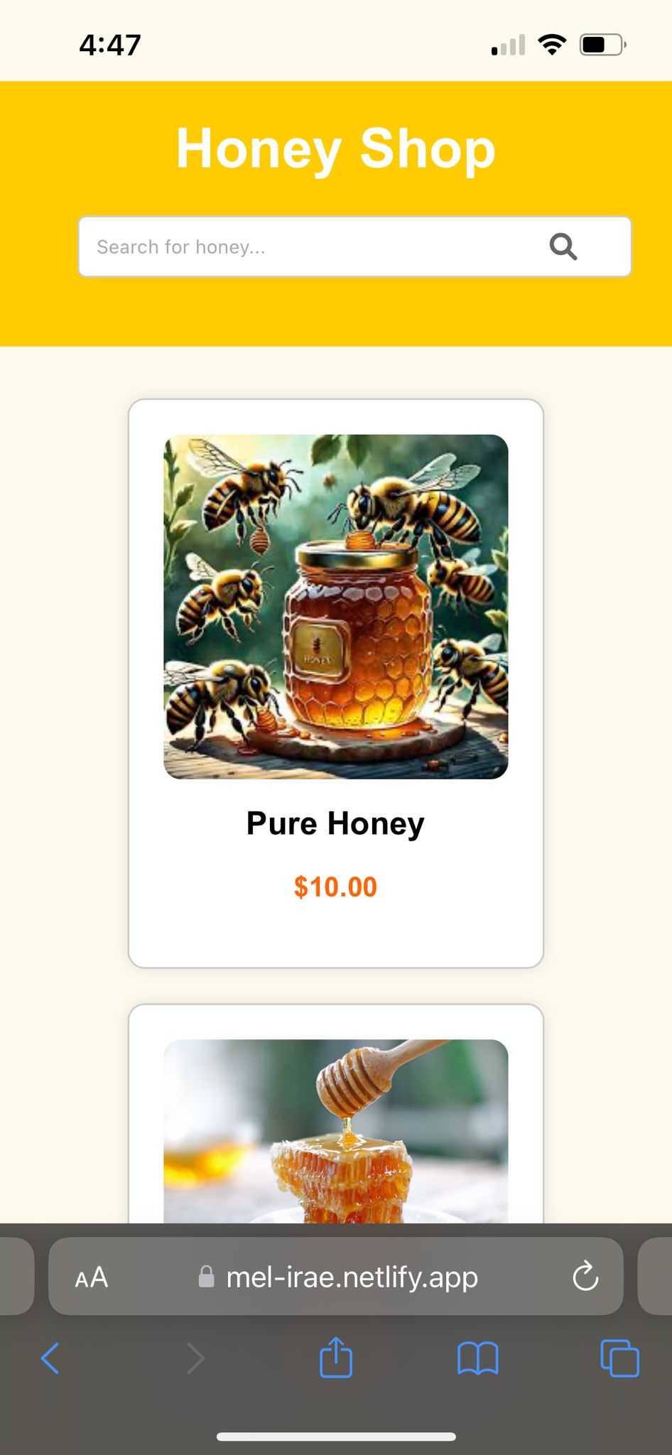 Honey Shop